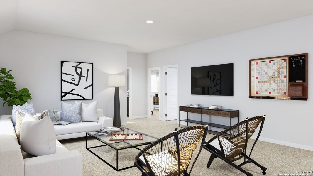 Furnished interior view inside a new home in Swenson Heights, Seguin (Image 8).