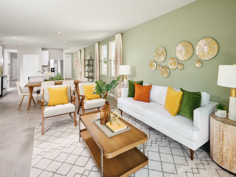 Furnished interior view inside a new home in Benton Hills - Premier Series, Brooksville (Image 7).