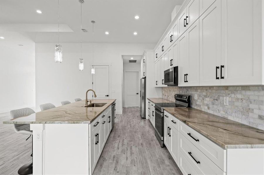 Furnished interior view inside a new home in , Englewood (Image 7).