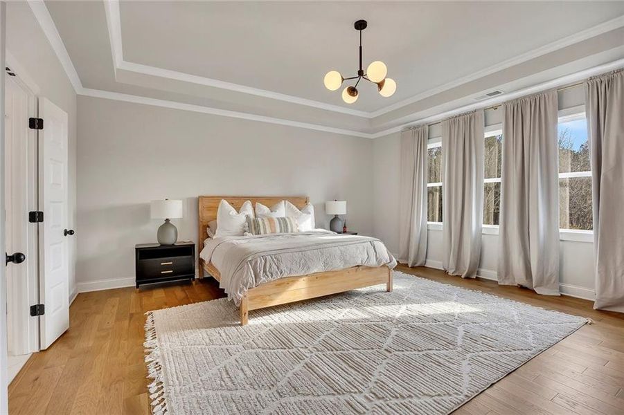 Furnished interior view inside a new home in , Marietta (Image 13).