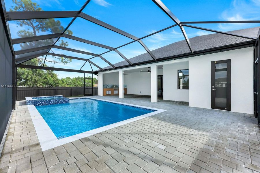 Exterior details and patio area of a home in , Cape Coral (Image 3). Exterior details and patio area of a home in , Cape Coral (Image 3).