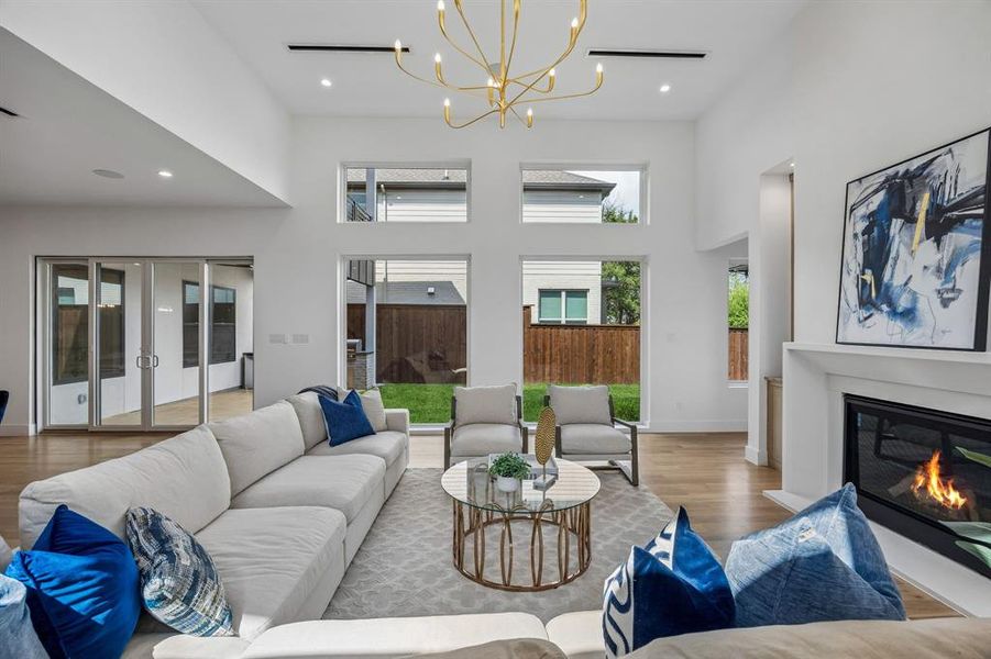 Furnished interior view inside a new home in , Dallas (Image 12).