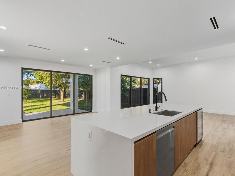 Furnished interior view inside a new home in , Miami (Image 11). Furnished interior view inside a new home in , Miami (Image 11).