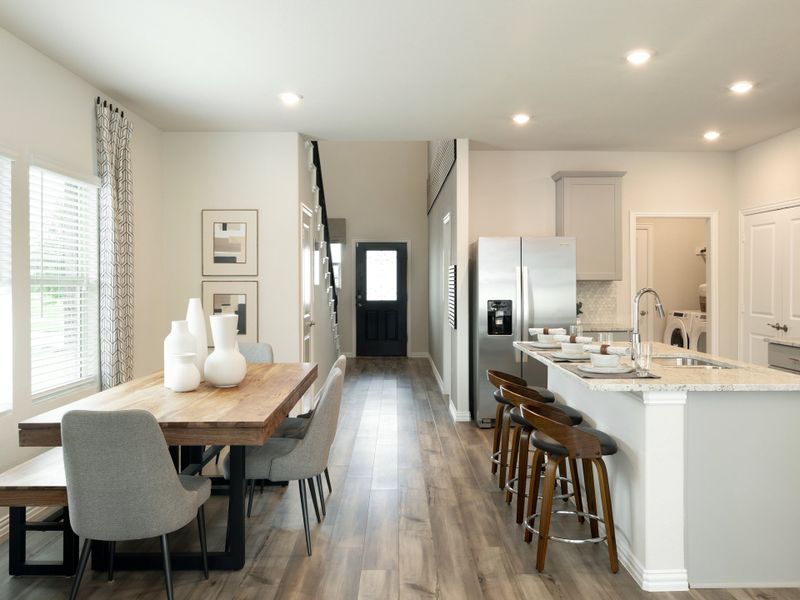 Furnished interior view inside a new home in Eastridge - Spring Series, McKinney (Image 3).