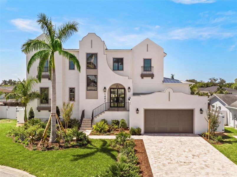 Front exterior of a new home in , St. Petersburg, FL, highlighting curb appeal (Image 2). Front exterior of a new home in , St. Petersburg, FL, highlighting curb appeal (Image 2).