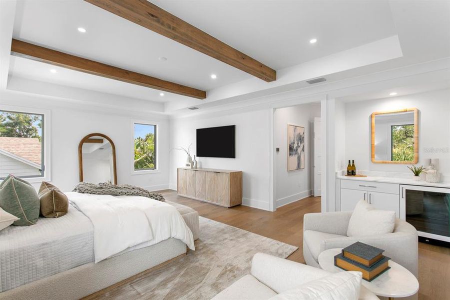 Furnished interior view inside a new home in , Tampa (Image 31).