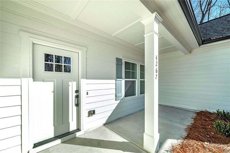 Exterior details and patio area of a home in , Buford (Image 3).