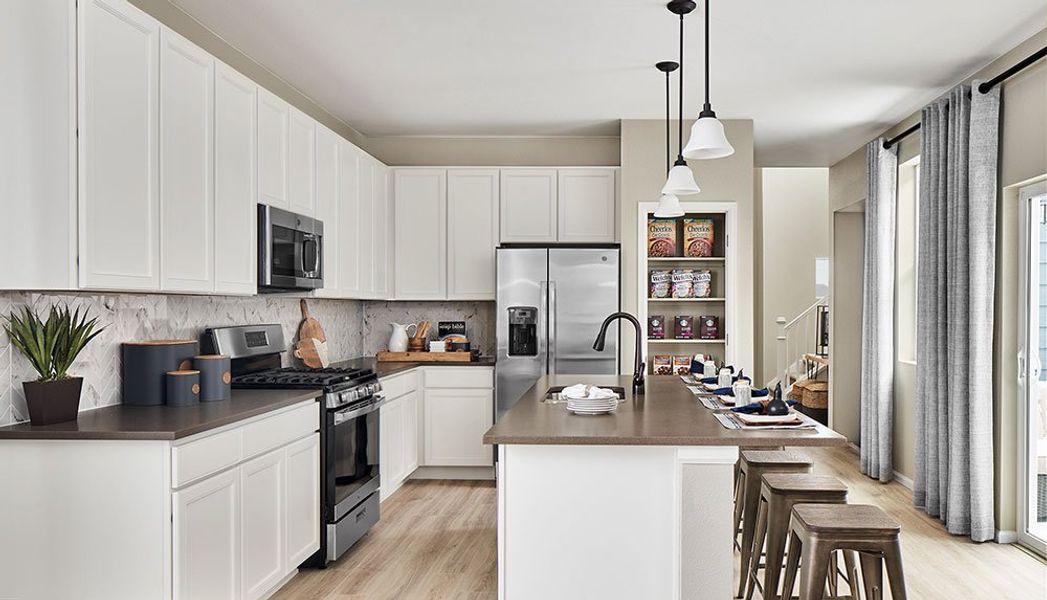Representative furnished interior of a home built from the Stella by Taylor Morrison in Farmlore, Brighton (Image 40). Representative furnished interior of a home built from the Stella by Taylor Morrison in Farmlore, Brighton (Image 40).
