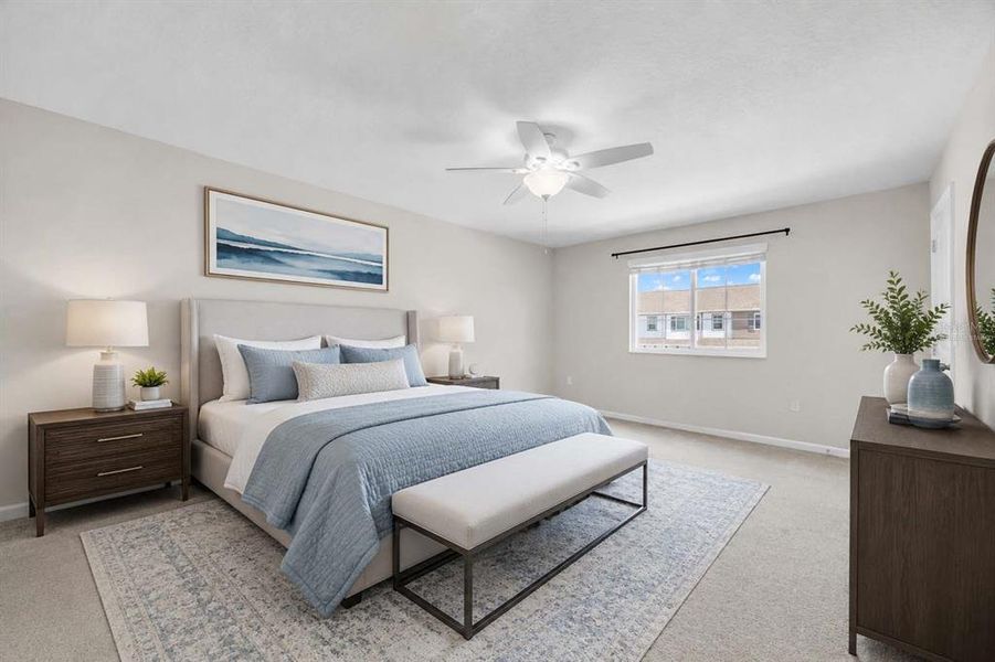 Furnished interior view inside a new home in , Orlando (Image 13).