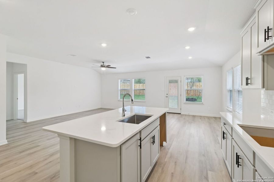 Furnished interior view inside a new home in , San Antonio (Image 9). Furnished interior view inside a new home in , San Antonio (Image 9).