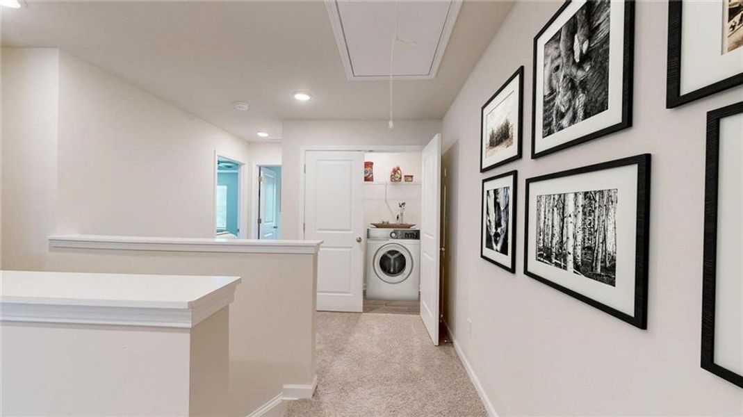 Furnished interior view inside a new home in Sandtown Falls, South Fulton (Image 10).