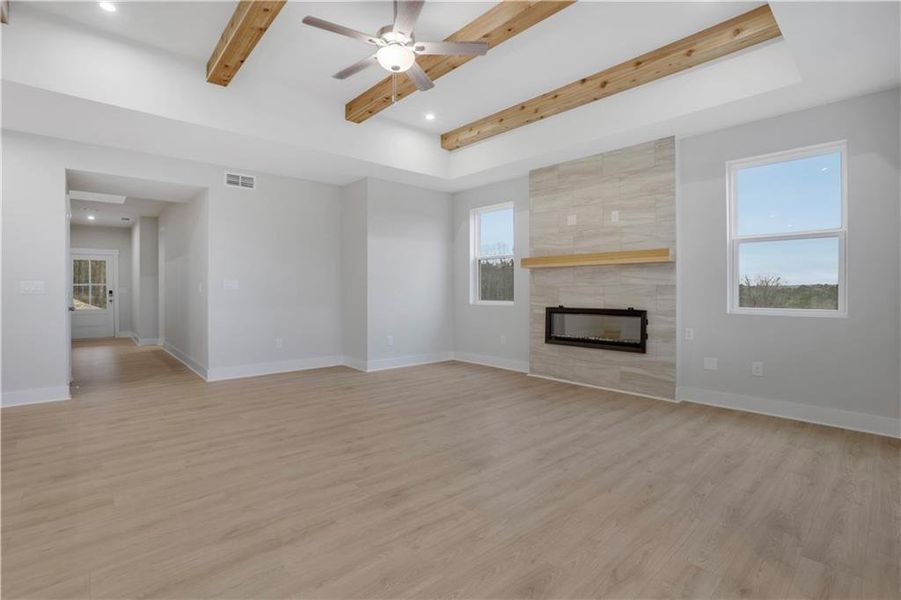 Spacious, unfurnished interior of a new home in Cambridge at Steels Bridge, Canton (Image 42). Spacious, unfurnished interior of a new home in Cambridge at Steels Bridge, Canton (Image 42).