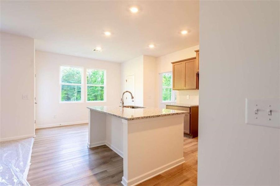 Furnished interior view inside a new home in Creekside Landing, Dallas (Image 2). Furnished interior view inside a new home in Creekside Landing, Dallas (Image 2).