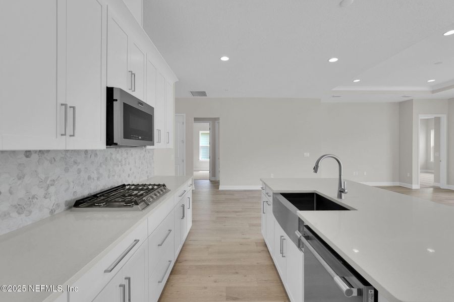 Furnished interior view inside a new home in Forest Park at Wildlight, Yulee (Image 7). Furnished interior view inside a new home in Forest Park at Wildlight, Yulee (Image 7).