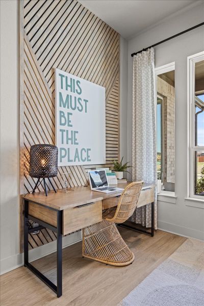 Furnished interior view inside a new home in Gregg Ranch, Marble Falls (Image 46).