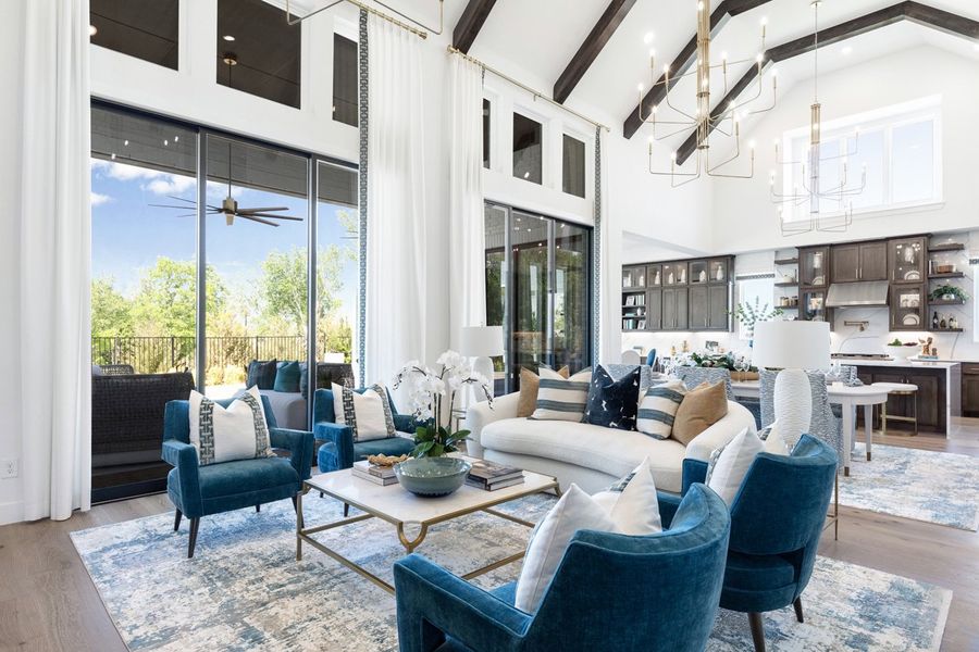 Representative Family Room - some options shown