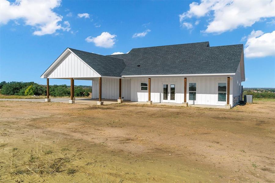 Exterior details and patio area of a home in , Stephenville (Image 2). Exterior details and patio area of a home in , Stephenville (Image 2).
