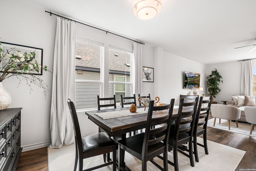 Furnished interior view inside a new home in Corley Farms, Boerne (Image 11).