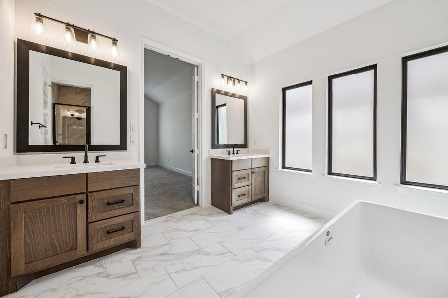 Furnished interior view inside a new home in Artavia, Conroe (Image 6).