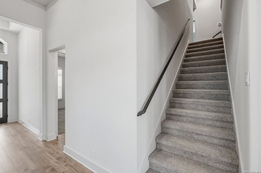 Spacious, unfurnished interior of a new home in Mesa Western, Cibolo (Image 21). Spacious, unfurnished interior of a new home in Mesa Western, Cibolo (Image 21).