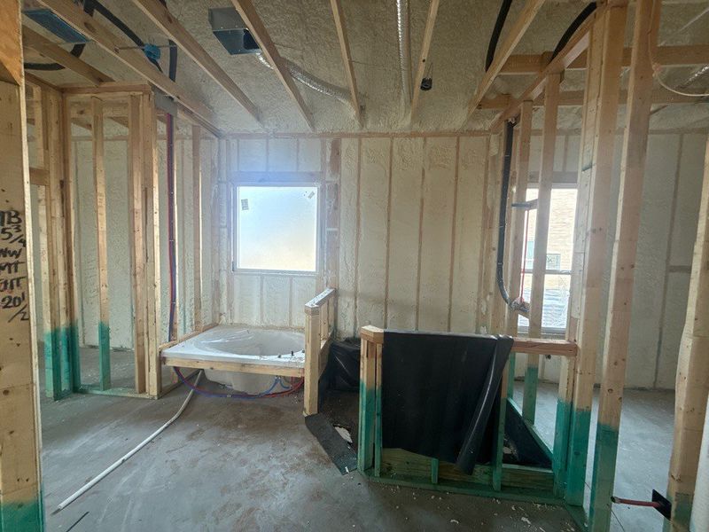In-progress construction of a new home in Covenant Springs, Springtown, TX (Image 6).