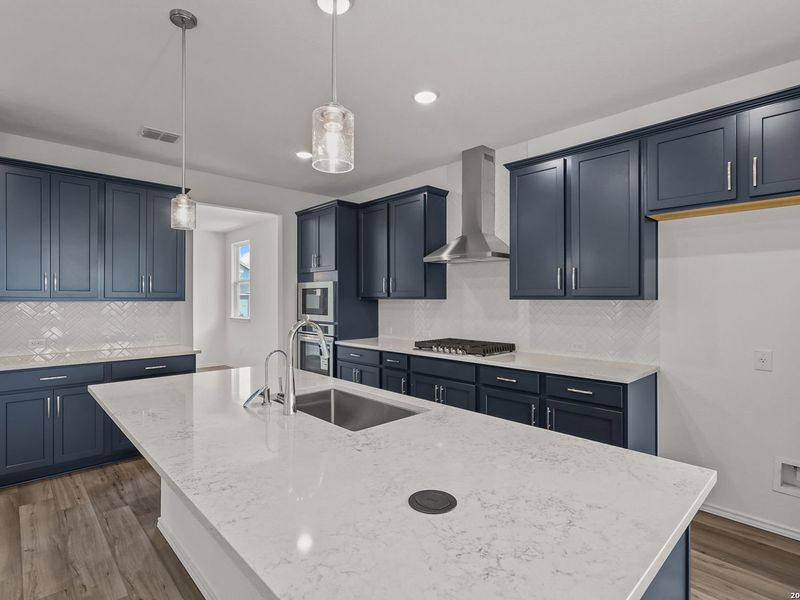 Furnished interior view inside a new home in Hickory Ridge, San Antonio (Image 8).