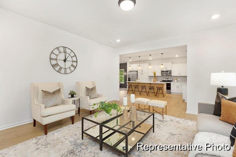 Furnished interior view inside a new home in Mooreland Oaks, Mount Holly (Image 19).