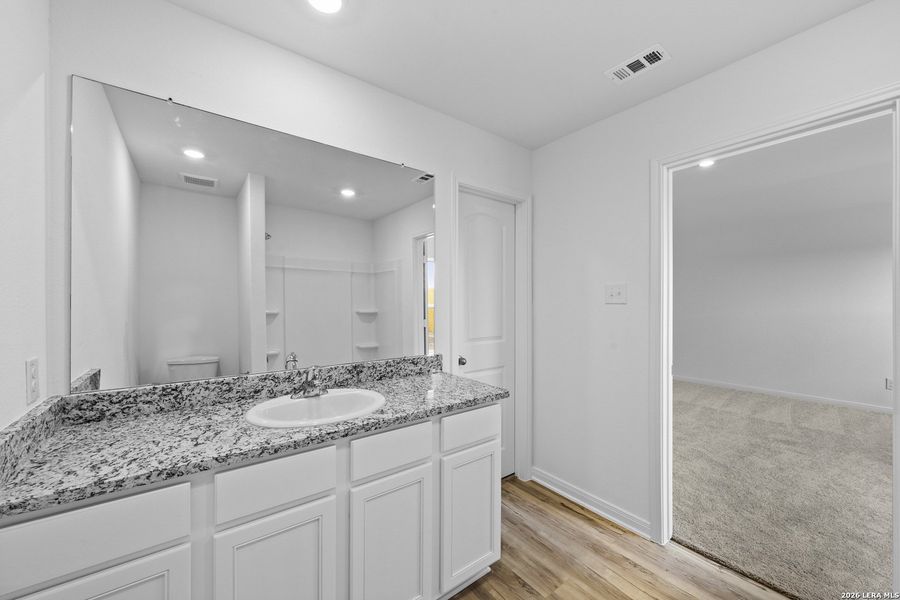 Furnished interior view inside a new home in Preserve at Medina, Von Ormy (Image 4).