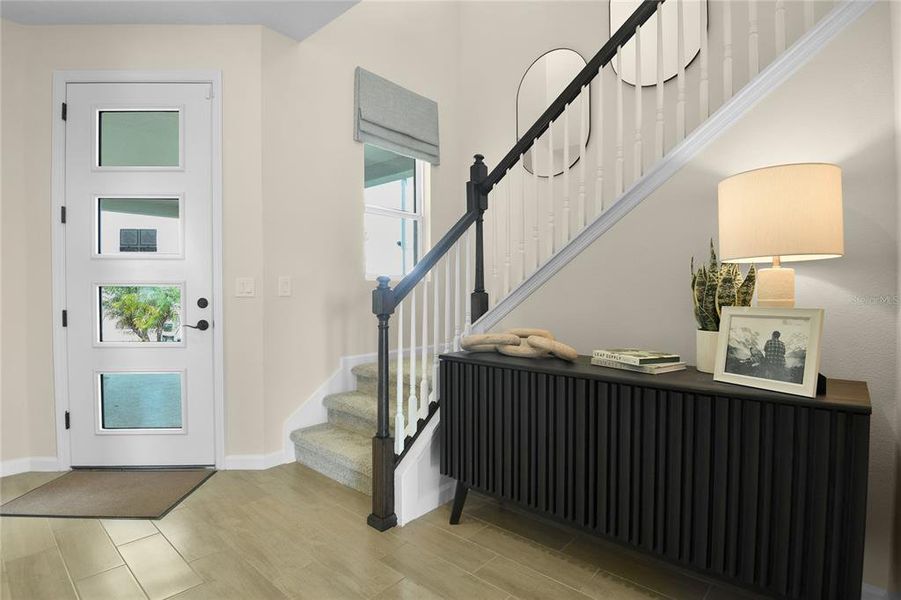 Furnished interior view inside a new home in Estates at Rivers Edge, Parrish (Image 18).