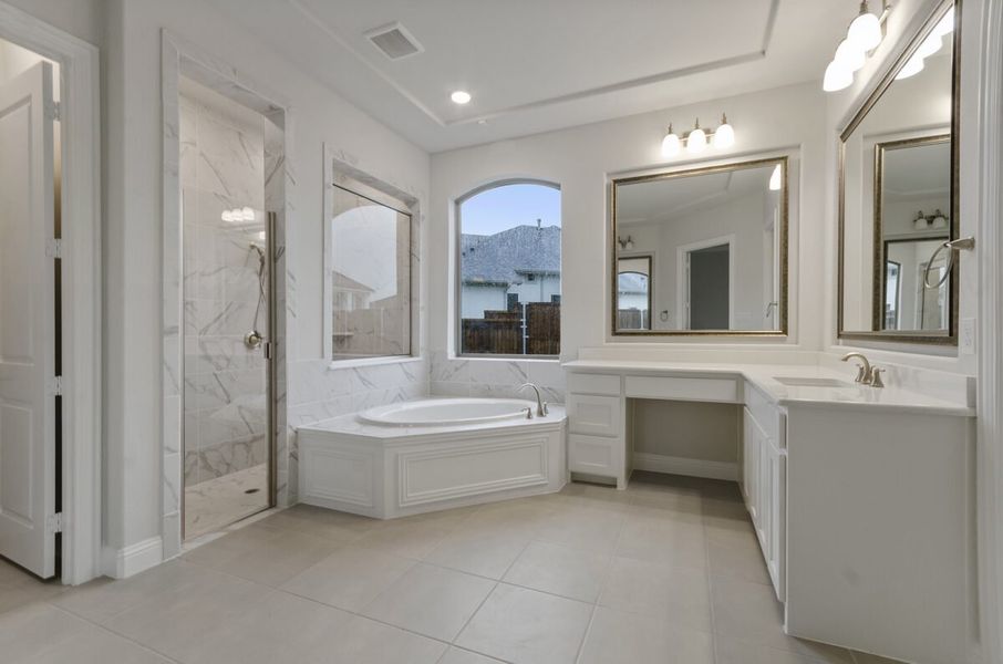 Representative furnished interior of a home built from the Biltmore by Landon Homes in Lexington Frisco, Frisco (Image 8).