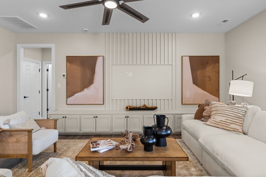 Representative furnished interior of a home built from the The Waverunner by Chesapeake Homes in Coastal Club of the Carolinas, Calabash (Image 15).