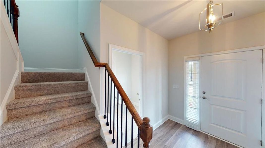 Spacious, unfurnished interior of a new home in Mirror Lake at South Harbour, Villa Rica (Image 28).
