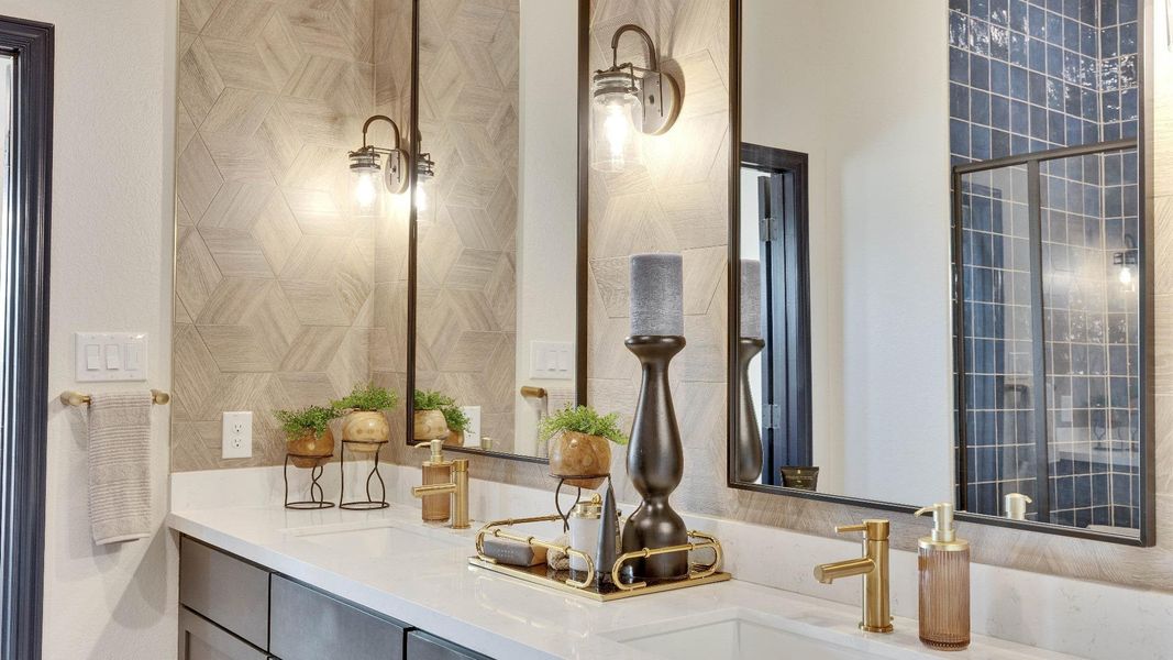 Model home photos of similar floorplans, not pictures of actual home.