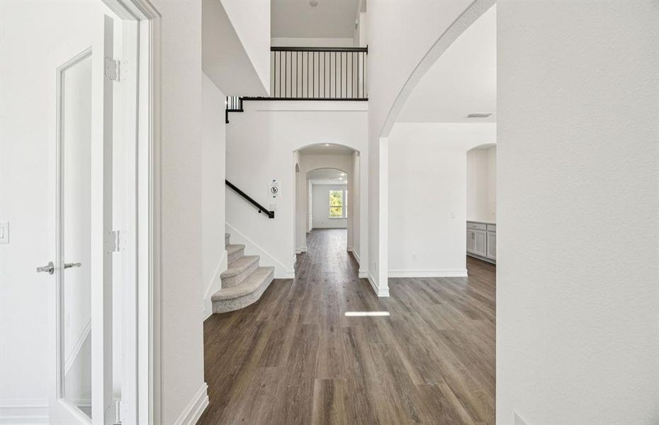 Entry into main living areas Entry into main living areas