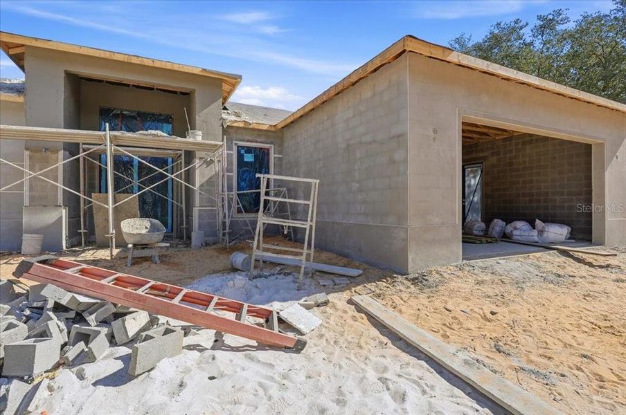 In-progress construction of a new home in , Avon Park, FL (Image 16).