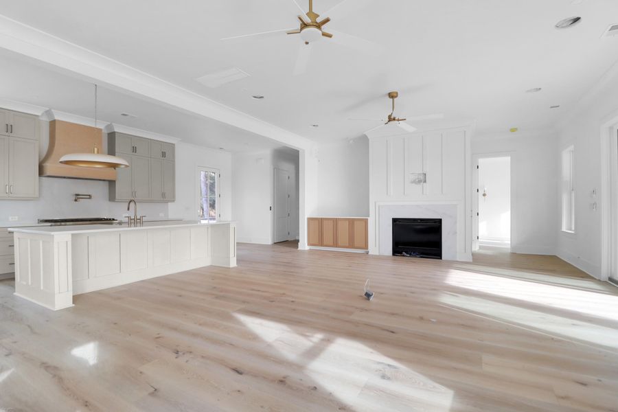 Spacious, unfurnished interior of a new home in , Awendaw (Image 13).