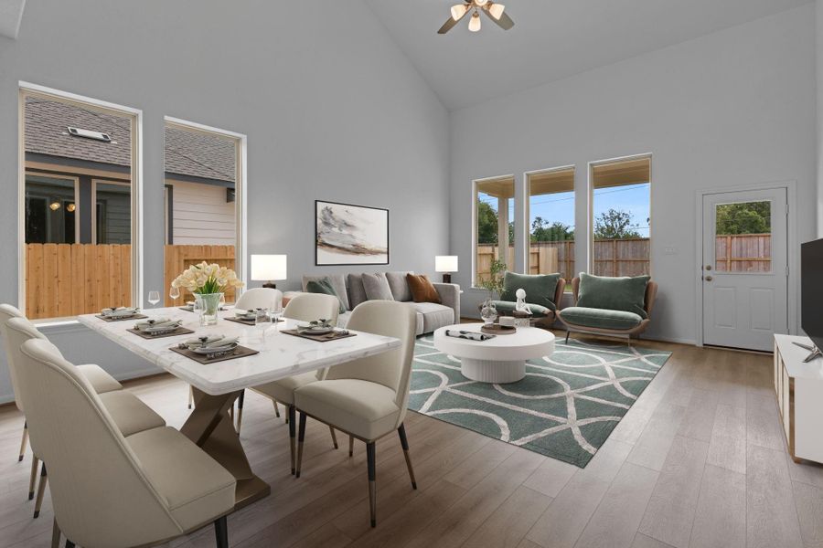 Your family room has ample space to entertain family and friends. Your family room has ample space to entertain family and friends.