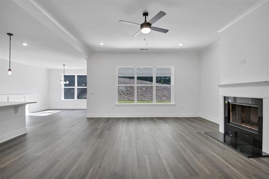 Spacious, unfurnished interior of a new home in Tuscany Hills, Douglasville (Image 22).