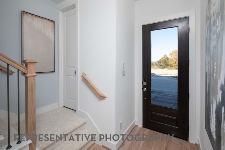 Furnished interior view inside a new home in Bridgeland, Cypress (Image 19).