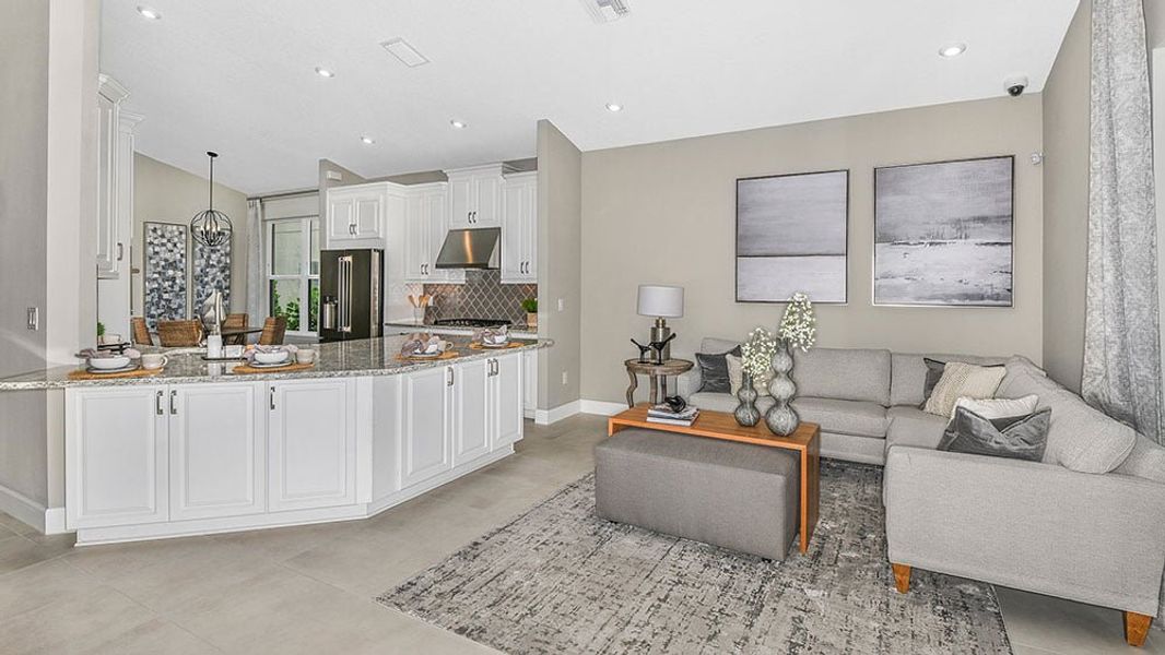 Representative furnished interior of a home built from the Saint Thomas by Taylor Morrison in Central Park, Port St. Lucie (Image 33).