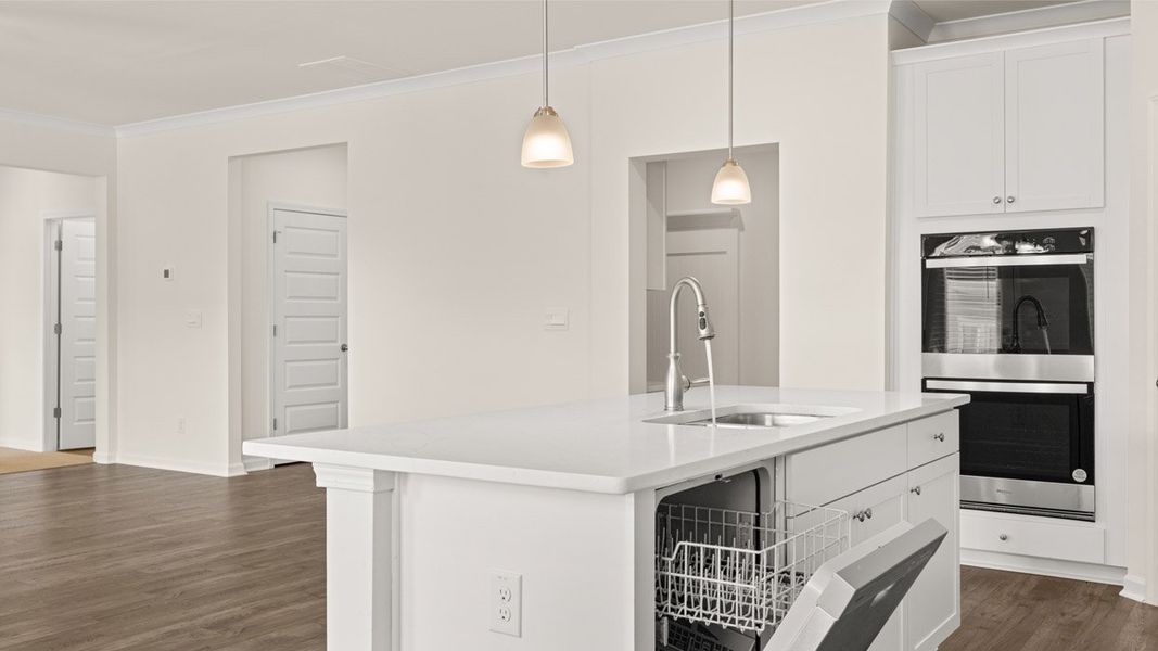 Representative furnished interior of a home built from the Edison by D.R. Horton in Westland, Bogart (Image 9).