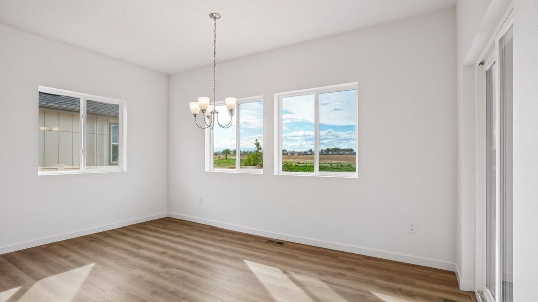 Furnished interior view inside a new home in Granary, Johnstown (Image 11).
