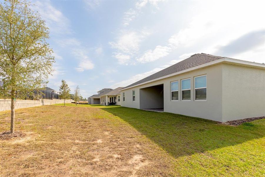 Exterior details and patio area of a home in Wolf Lake Ranch, Apopka (Image 26).