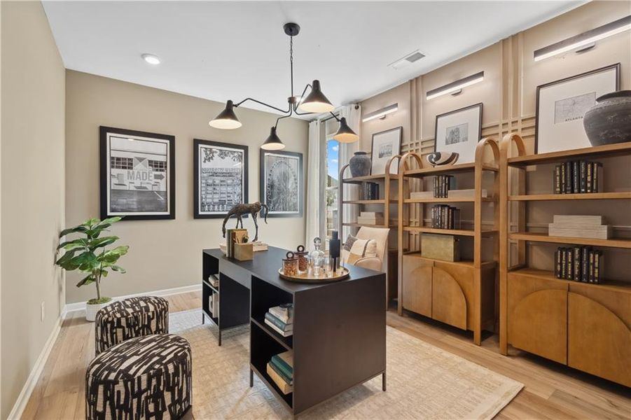 Furnished interior view inside a new home in Westwind Estates, Hampton (Image 28).