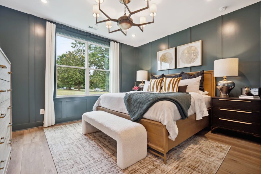 Representative furnished interior of a home built from the Stowe by Tri Pointe Homes in Seven Oaks, Belmont (Image 36).