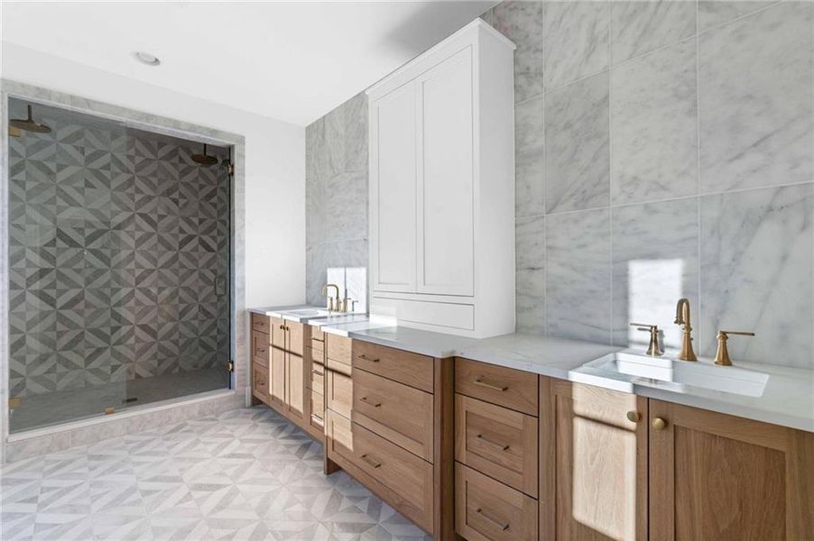 Furnished interior view inside a new home in , Atlanta (Image 9).