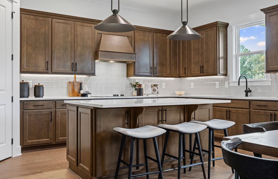 Furnished interior view inside a new home in Traditions of Braselton, Jefferson (Image 9).