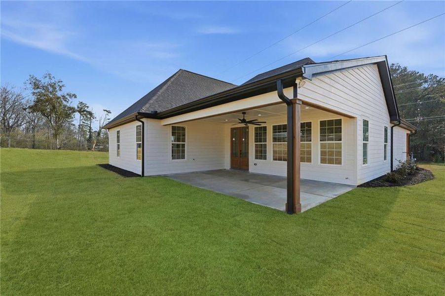 Exterior details and patio area of a home in , Stone Mountain (Image 4).