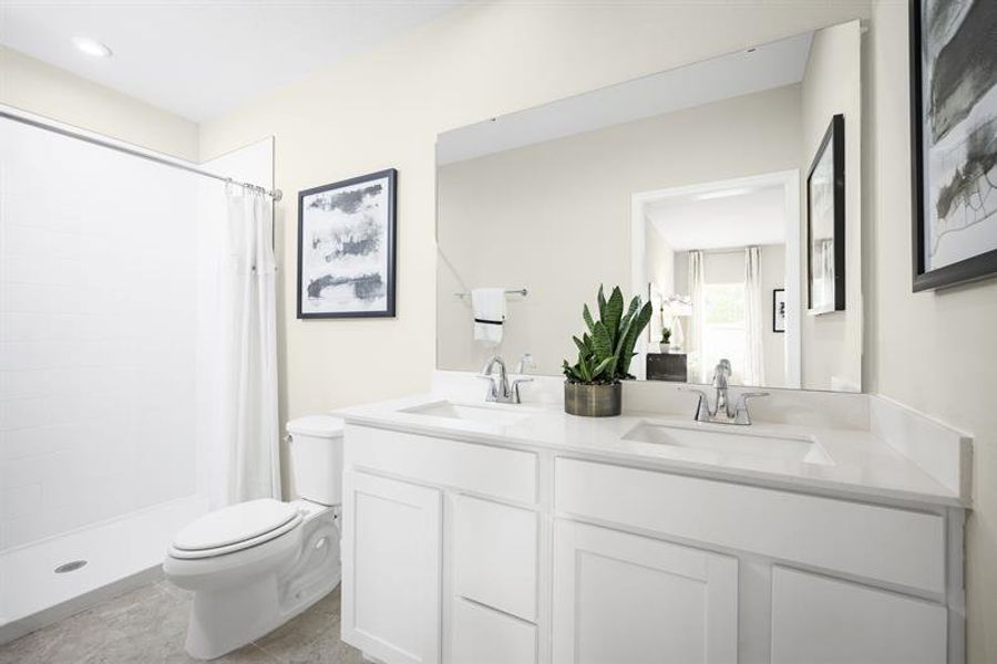 Representative furnished interior of a home built from the Palm by Ryan Homes in Touchstone, Lakeland (Image 9).