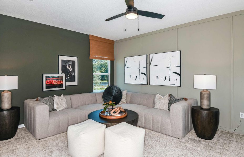 Representative furnished interior of a home built from the Merlot Grand by Pulte Homes in Waterset, Apollo Beach (Image 28).